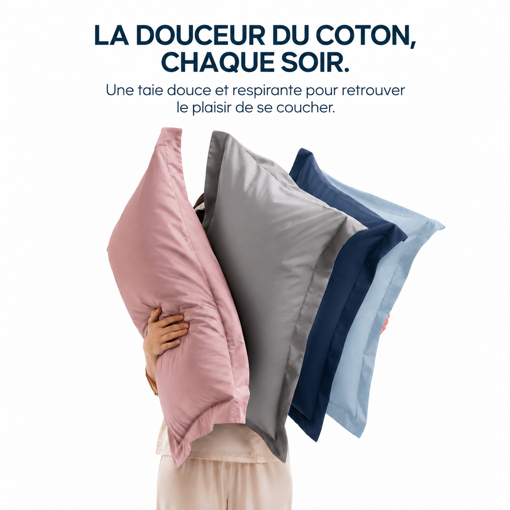 Funda de Almohada de Algodón