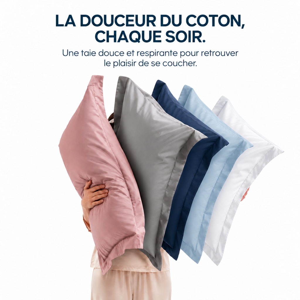 Funda de Almohada de Algodón