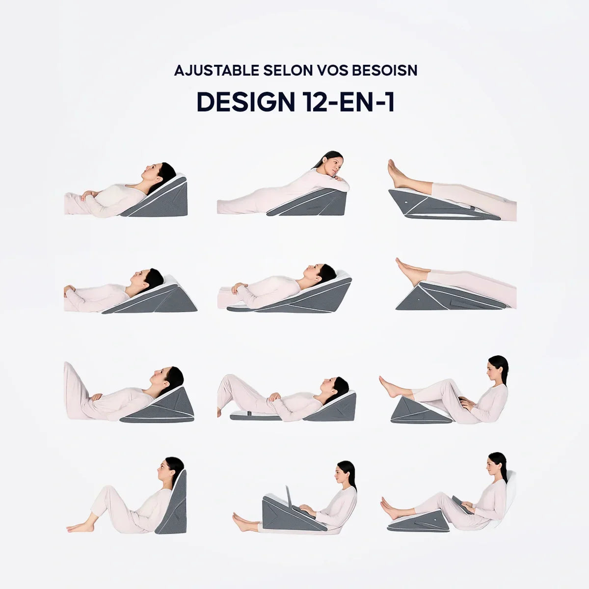 Conjunto de Almohadas Ajustables