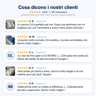 Recensioni dei clienti sul Cuscino Solevita 3.0